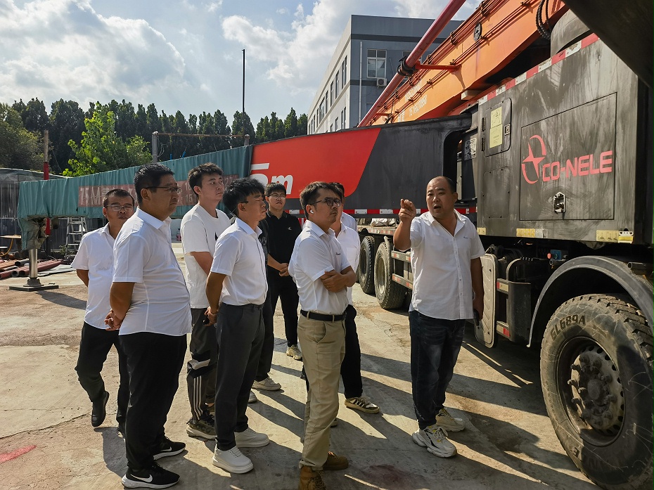 實(shí)地考察泵車