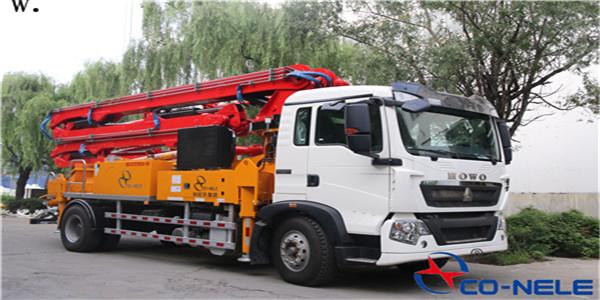 小型混凝土泵車在澆筑過程中突然停止怎么辦？