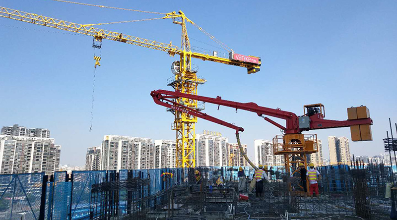 混凝土布料機筑造高樓-科尼樂集團，您正確的選擇