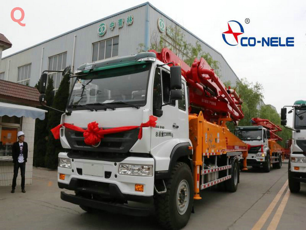 天泵，小型混凝土泵車價格，小型泵車廠家