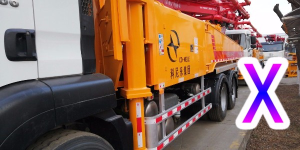 小型混凝土泵車的主要組成部分，組成一臺完整的泵車——科尼樂集團